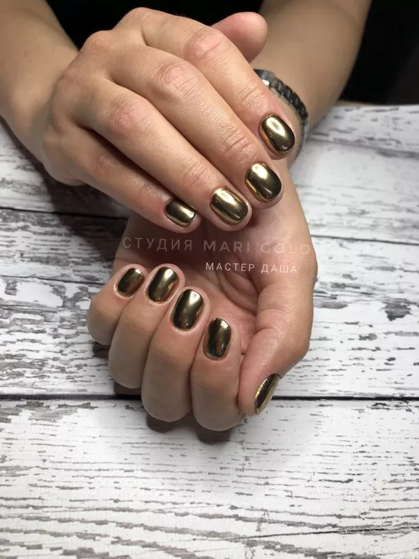 Mari GOLD маникюр фото 1